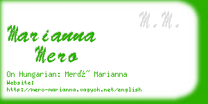 marianna mero business card